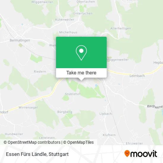 Карта Essen Fürs Ländle