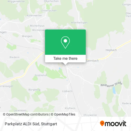 Карта Parkplatz ALDI Süd
