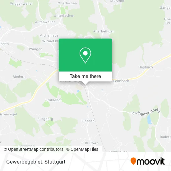 Карта Gewerbegebiet