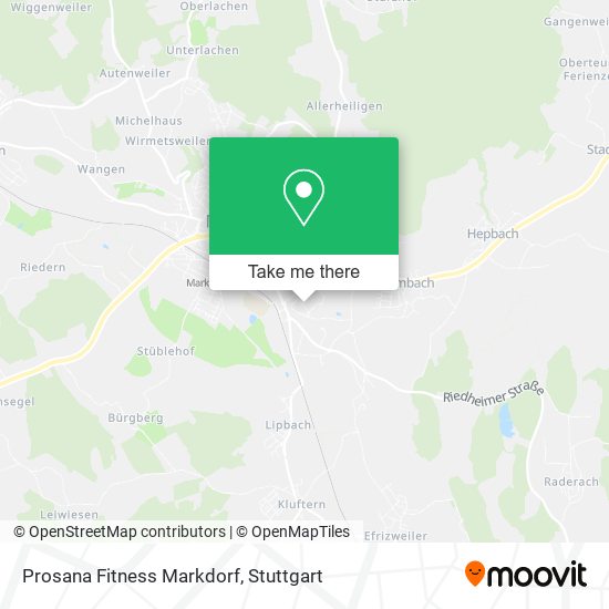 Prosana Fitness Markdorf map