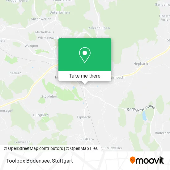 Карта Toolbox Bodensee