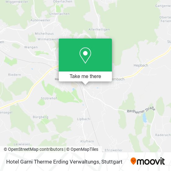 Карта Hotel Garni Therme Erding Verwaltungs