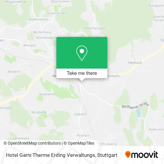 Карта Hotel Garni Therme Erding Verwaltungs