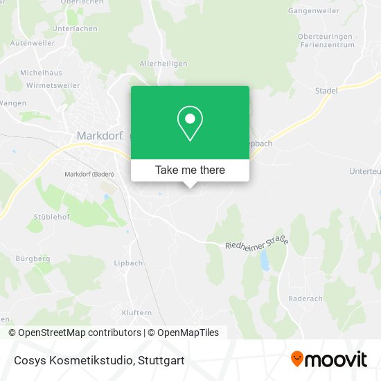 Cosys Kosmetikstudio map