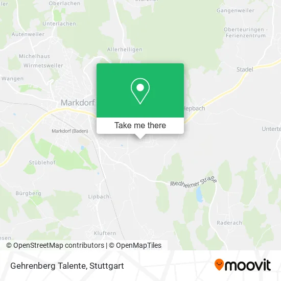 Карта Gehrenberg Talente