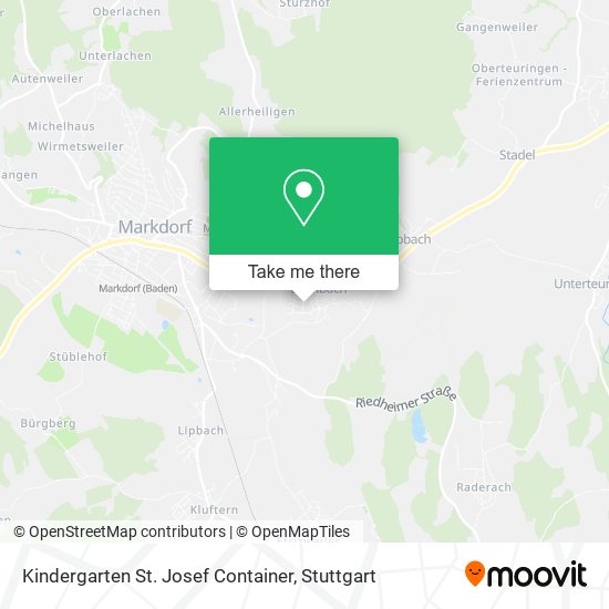 Kindergarten St. Josef Container map