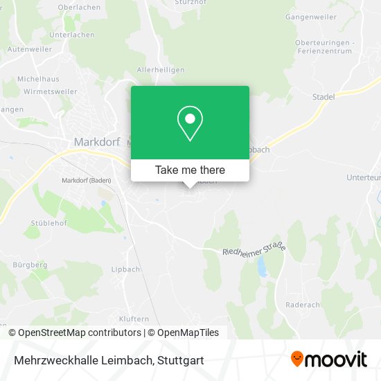 Mehrzweckhalle Leimbach map