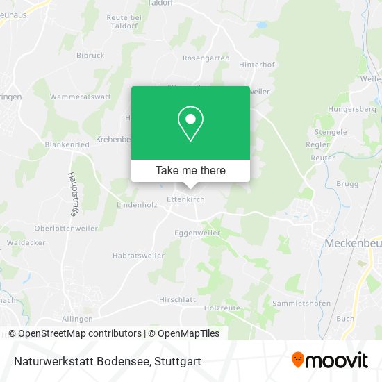 Naturwerkstatt Bodensee map