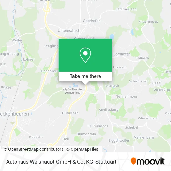 Карта Autohaus Weishaupt GmbH & Co. KG