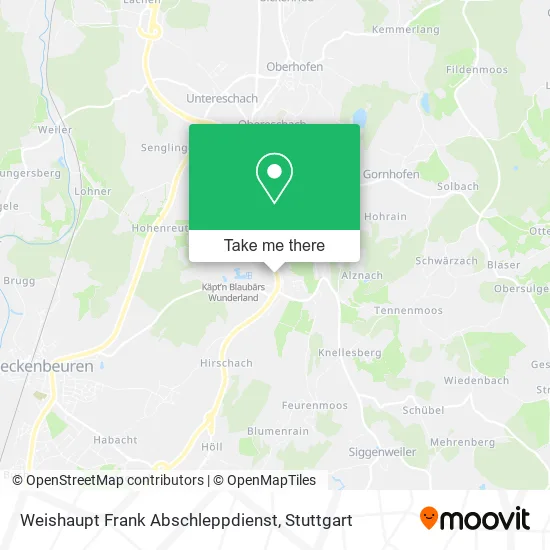 Карта Weishaupt Frank Abschleppdienst