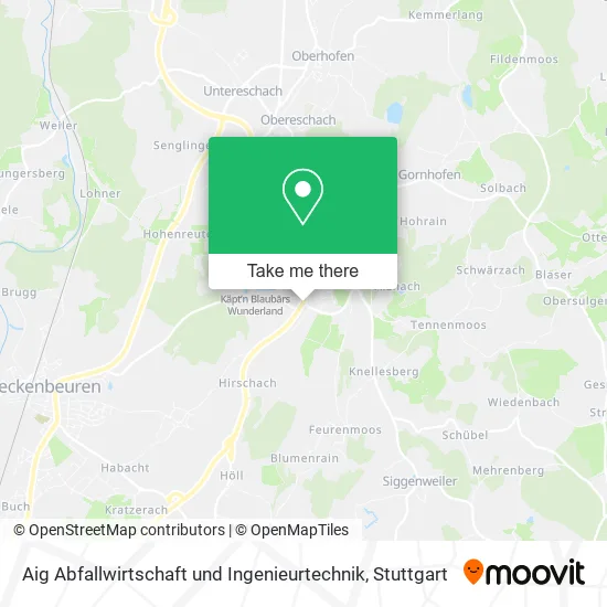 Карта Aig Abfallwirtschaft und Ingenieurtechnik