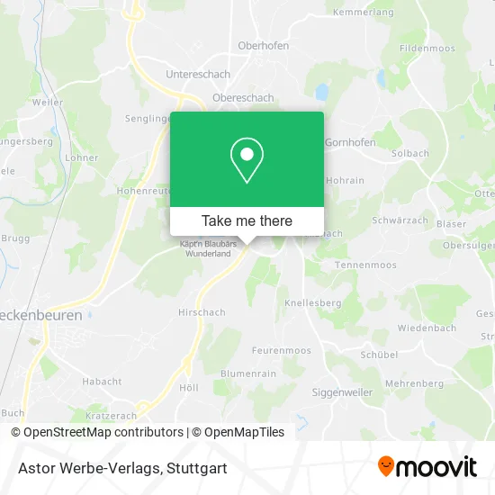 Карта Astor Werbe-Verlags