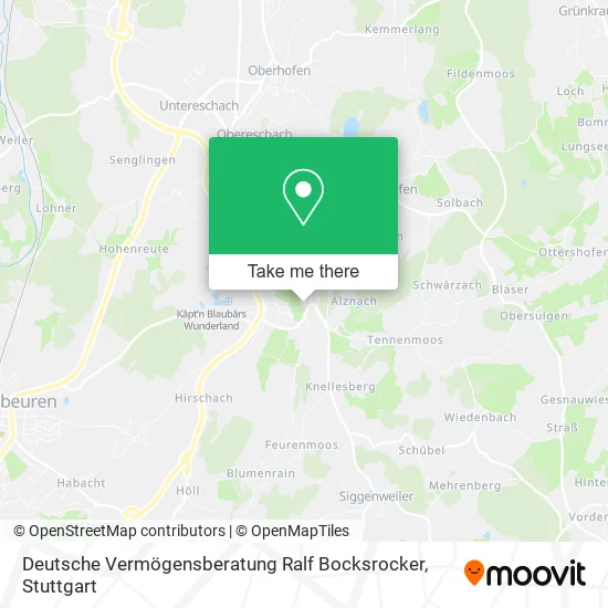 Карта Deutsche Vermögensberatung Ralf Bocksrocker