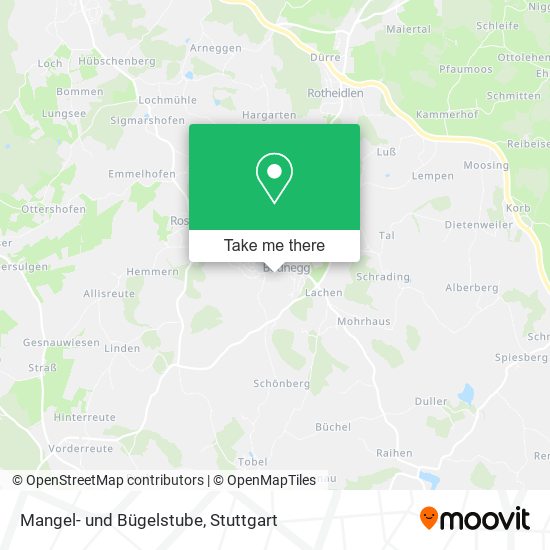 Mangel- und Bügelstube map