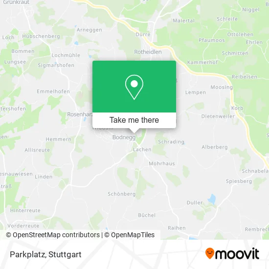 Карта Parkplatz