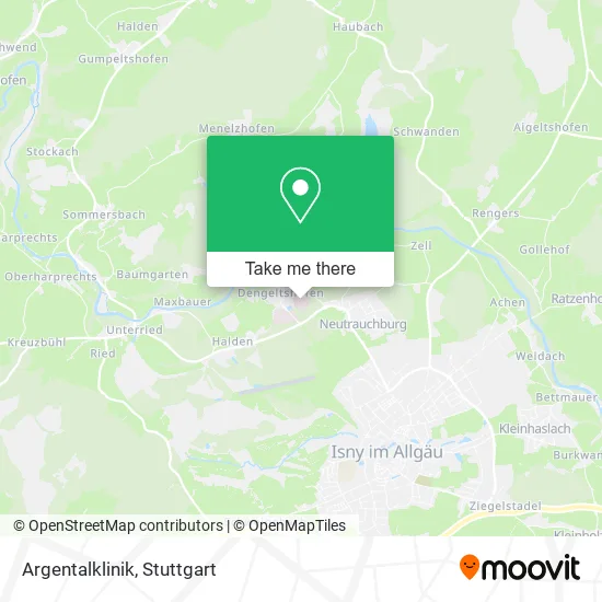 Карта Argentalklinik