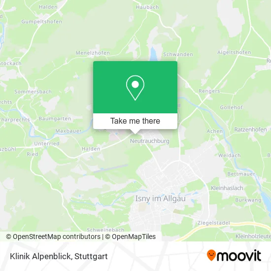 Карта Klinik Alpenblick