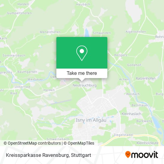 Карта Kreissparkasse Ravensburg