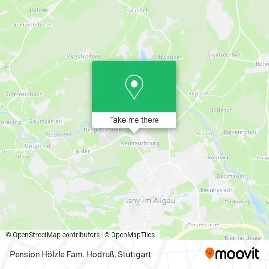 Карта Pension Hölzle Fam. Hodruß
