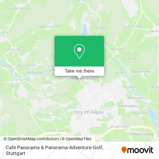 Карта Café Panorama & Panorama-Adventure-Golf