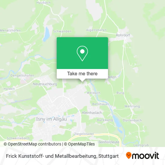 Карта Frick Kunststoff- und Metallbearbeitung