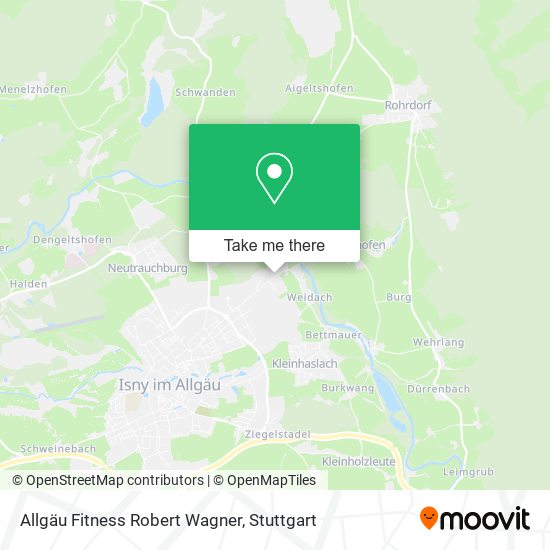 Allgäu Fitness Robert Wagner map