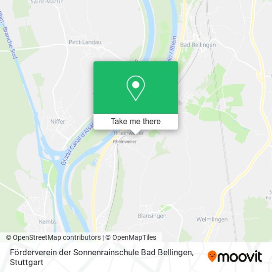 Förderverein der Sonnenrainschule Bad Bellingen map