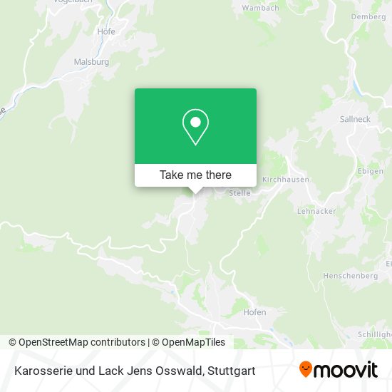 Karosserie und Lack Jens Osswald map