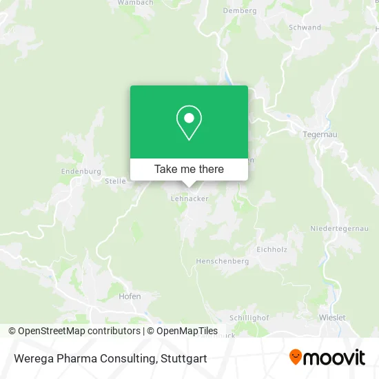 Карта Werega Pharma Consulting