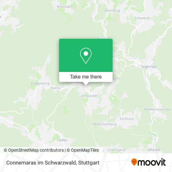 Карта Connemaras im Schwarzwald