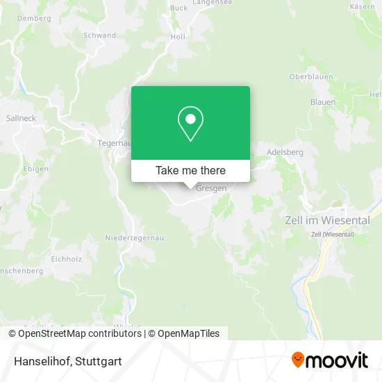 Hanselihof map