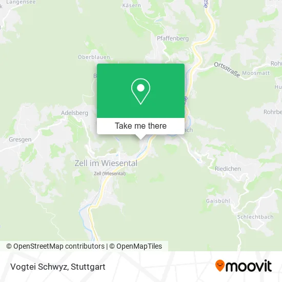 Карта Vogtei Schwyz