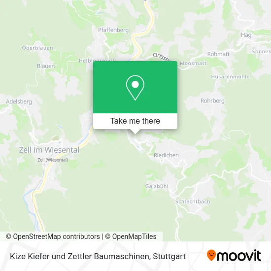 Карта Kize Kiefer und Zettler Baumaschinen