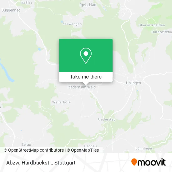 Карта Abzw. Hardbuckstr.
