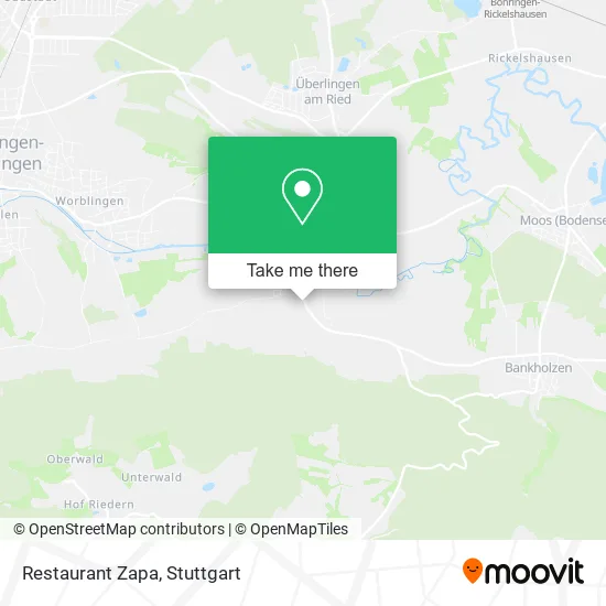 Карта Restaurant Zapa