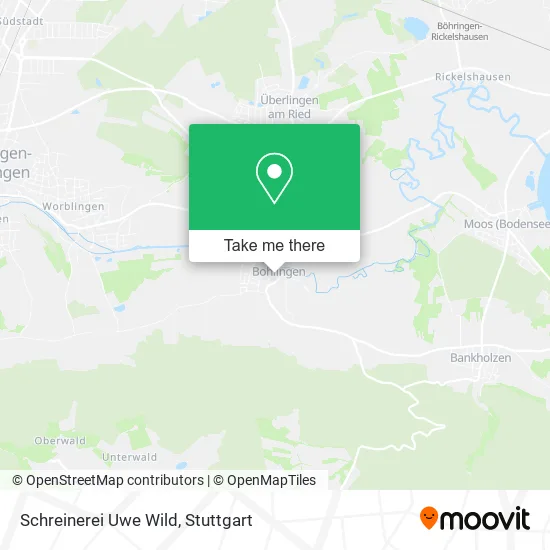 Карта Schreinerei Uwe Wild