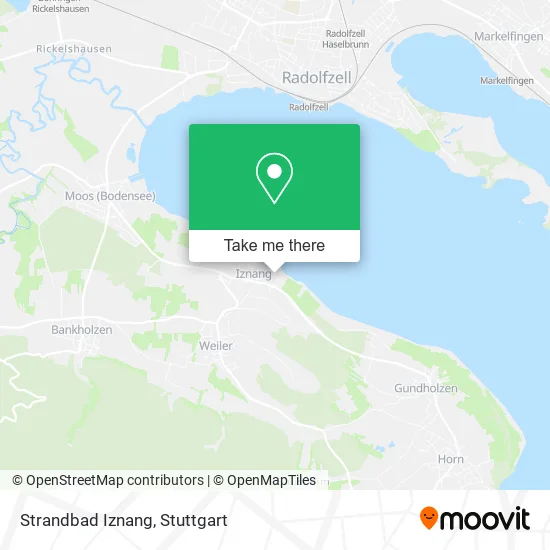 Карта Strandbad Iznang