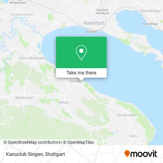Карта Kanuclub Singen