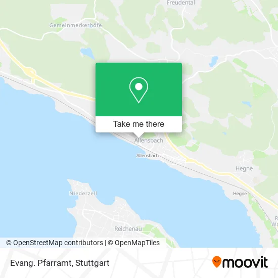Карта Evang. Pfarramt