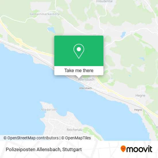 Карта Polizeiposten Allensbach