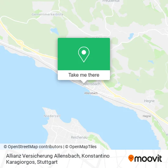 Карта Allianz Versicherung Allensbach, Konstantino Karagiorgos