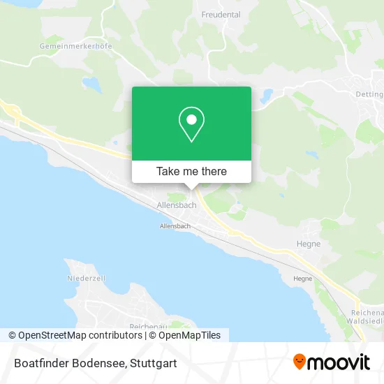 Карта Boatfinder Bodensee