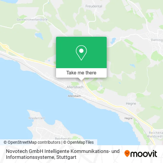 Карта Novotech GmbH Intelligente Kommunikations- und Informationssysteme