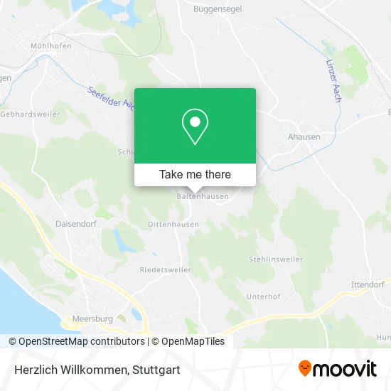 Карта Herzlich Willkommen