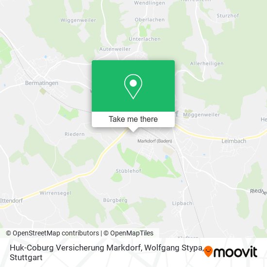 Huk-Coburg Versicherung Markdorf, Wolfgang Stypa map