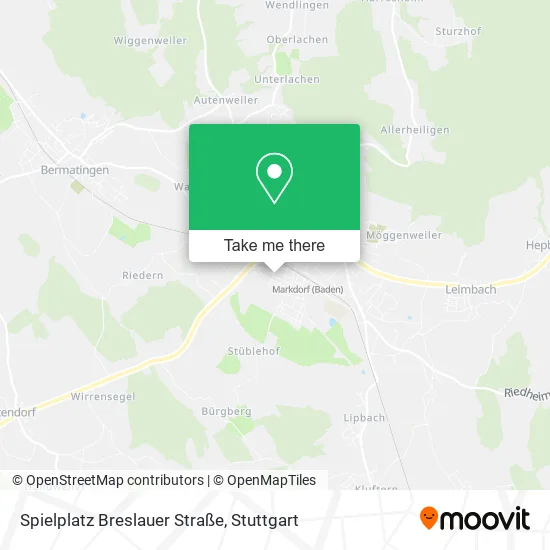 Карта Spielplatz Breslauer Straße