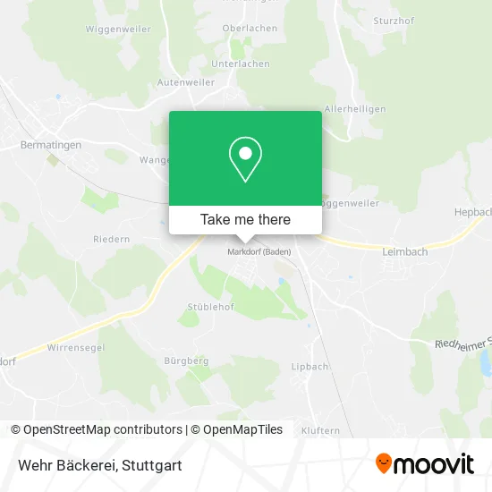 Карта Wehr Bäckerei