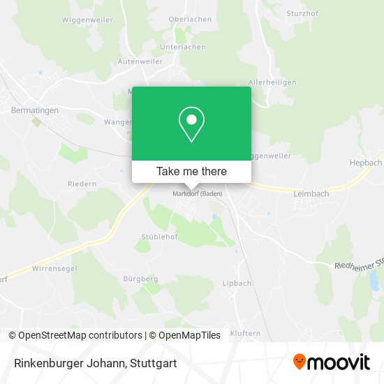 Карта Rinkenburger Johann