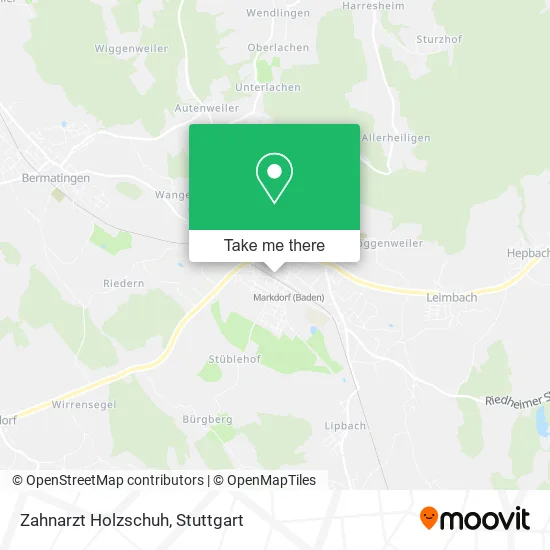 Карта Zahnarzt Holzschuh