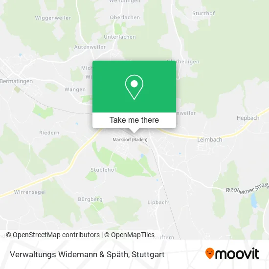 Карта Verwaltungs Widemann & Späth